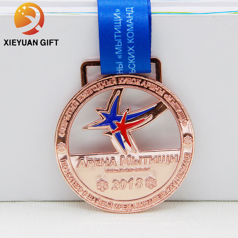 Factory Direct Custom Pentagram Gold Sport 3D Medal