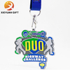 High Quality Double Peopel Runing 3D of Sport Metal Medal