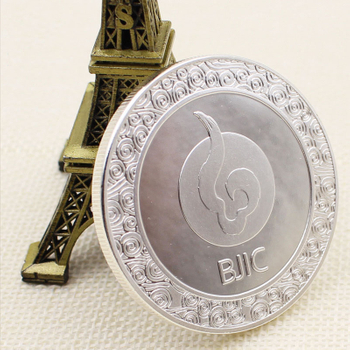 Design your own logo custom High quality cheapsilver The die casting COINS