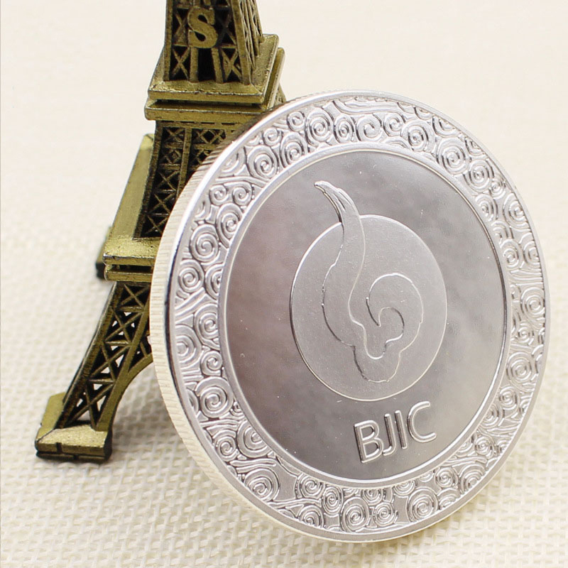 make your own logo custom High quality cheap silver The die casting COINS