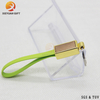 China Supply Custom Green Usb And PC Converter Silicone Key Chain