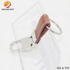 China Factory Custom Made High Quality Key Chain with Multiple Key Collars And Leather Key Belt